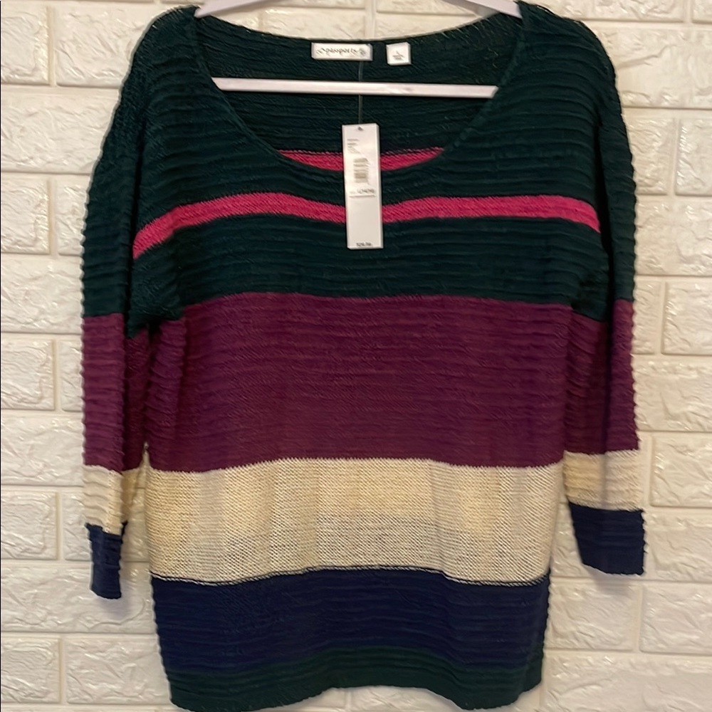 #062. Color block Sweater